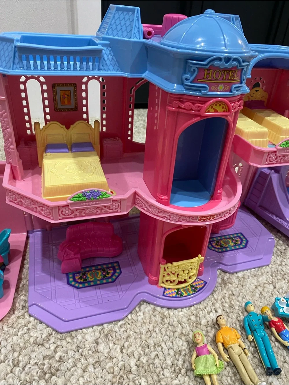 Sweet streets fisher price Play Dollhouse Hotel - Plastic Playset